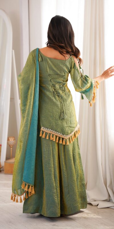 SRK 5357 Green Doremon Crush Salwar Suit Perfect for Wedding, Party, Traditional Day, Baisakhi, Karwa Chauth – . Exclusive Offer ₹2099. Delive | Jump Suits, Straight Suits, Casual Suits, Creative suits, Designer Suits, Palazzo Suits, Party Wear Suits, Patiala Suits, Salwar suit