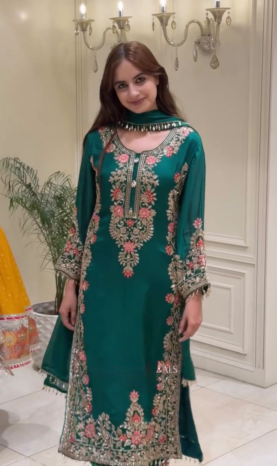 AD 240 Teal Faux Georgette Salwar Suit with Mirror Work & Embroidery Work. Get it for ₹2449. Delivery 4-6 Working Days. Shop now. | Jump Suits, Straight Suits, Casual Suits, Creative suits, Designer Suits, Palazzo Suits, Party Wear Suits, Patiala Suits, Salwar suit