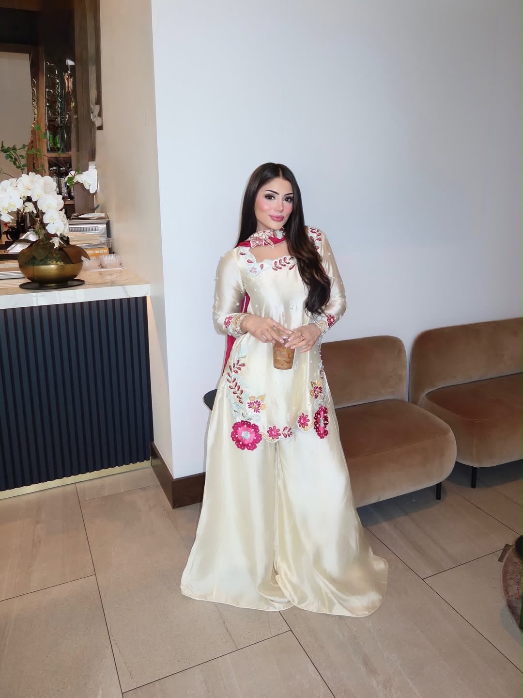 VLM 338 White Color Roman Silk Salwar Suit with Embroidery Work. Available at ₹2499 only. Delivery 4-6 Working Days. Shop now. | Jump Suits, Straight Suits, Casual Suits, Creative suits, Designer Suits, Palazzo Suits, Party Wear Suits, Patiala Suits, Salwar suit