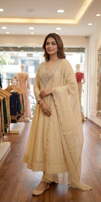 LG 2135 Off White in Cos Moss Mirror Work & Embroidery Work Salwar Suit . Festive Deal ₹2799. Delivery 4-6 Working Days. Shop now. | Jump Suits, Straight Suits, Casual Suits, Creative suits, Designer Suits, Palazzo Suits, Party Wear Suits, Patiala Suits, Salwar suit