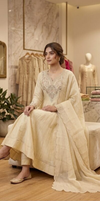 LG 2135 Off White in Cos Moss Mirror Work & Embroidery Work Salwar Suit . Festive Deal ₹2799. Delivery 4-6 Working Days. Shop now. | Jump Suits, Straight Suits, Casual Suits, Creative suits, Designer Suits, Palazzo Suits, Party Wear Suits, Patiala Suits, Salwar suit