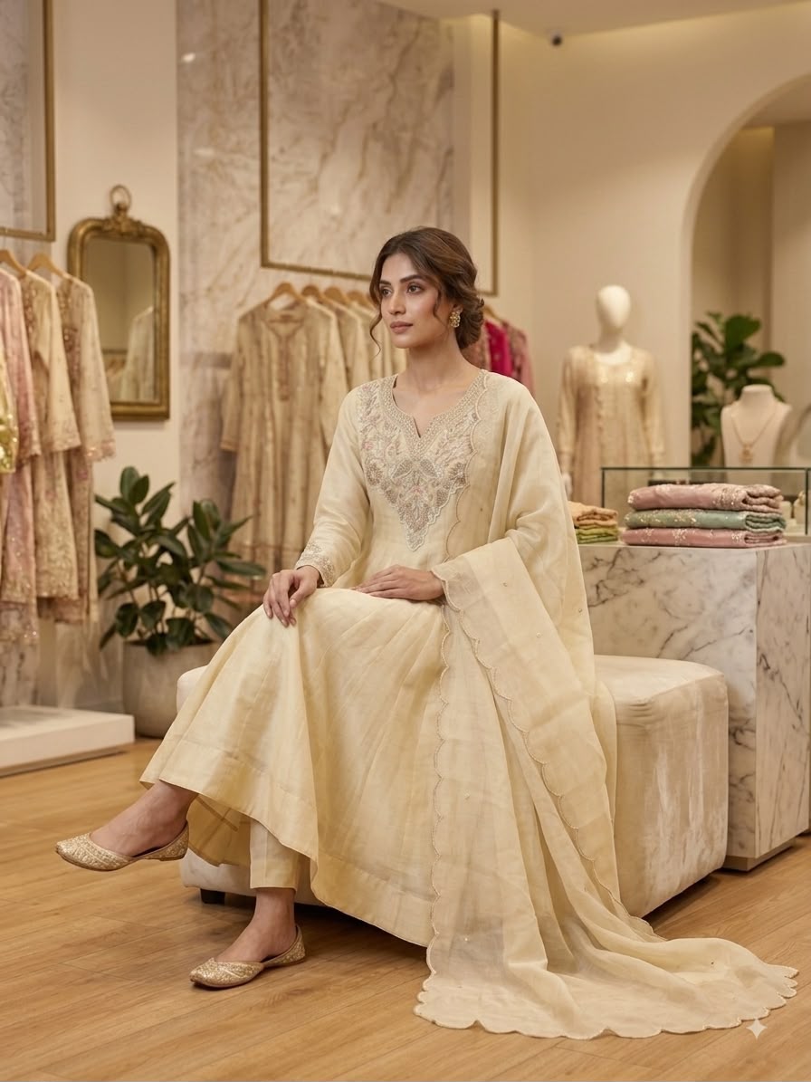 LG 2135 Off White in Cos Moss Mirror Work & Embroidery Work Salwar Suit . Festive Deal ₹2799. Delivery 4-6 Working Days. Shop now. | Jump Suits, Straight Suits, Casual Suits, Creative suits, Designer Suits, Palazzo Suits, Party Wear Suits, Patiala Suits, Salwar suit