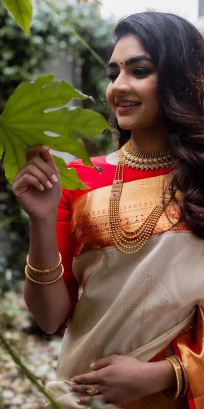 KPR 254 Cream Soft Lichi Silk Saree with Lace Work & Lace Border. Introductory Price ₹1449. Delivery 4-6 Working Days. Shop now. | Bollywood Sarees, Creative Sarees, Designer Sarees, Embroidered Sarees, Ethnic Saree, Modern Digital sarees, Party Wear Sarees, Sarees