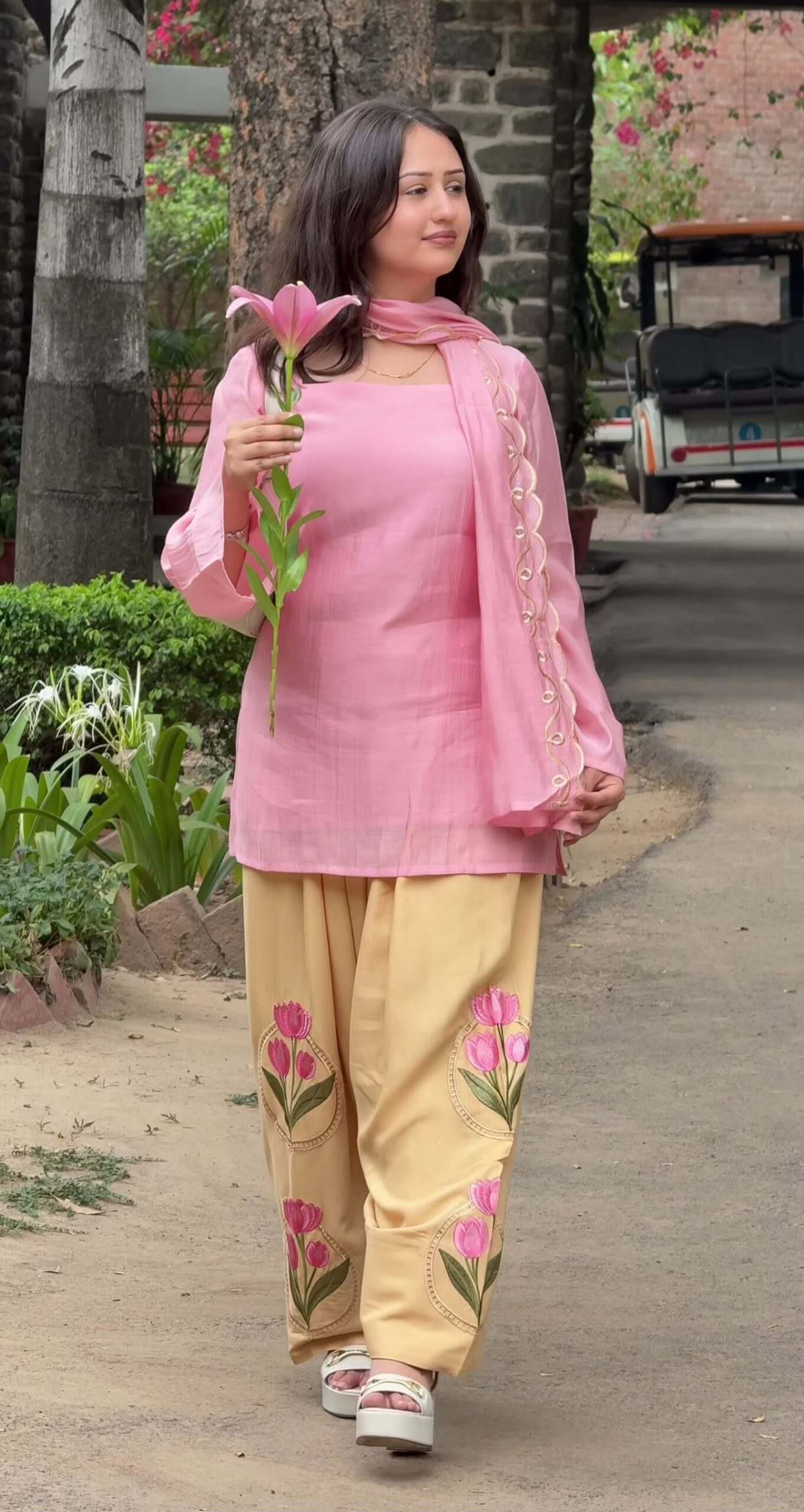 NF 1296 Pink Color Mal Cotton Embroidery Work Salwar Suit . Wedding, Party, Festive, Events, Get it for ₹2249. Delivery 4-6 Working Days. Shop now. | Jump Suits, Straight Suits, Casual Suits, Creative suits, Designer Suits, Palazzo Suits, Party Wear Suits, Patiala Suits, Salwar suit