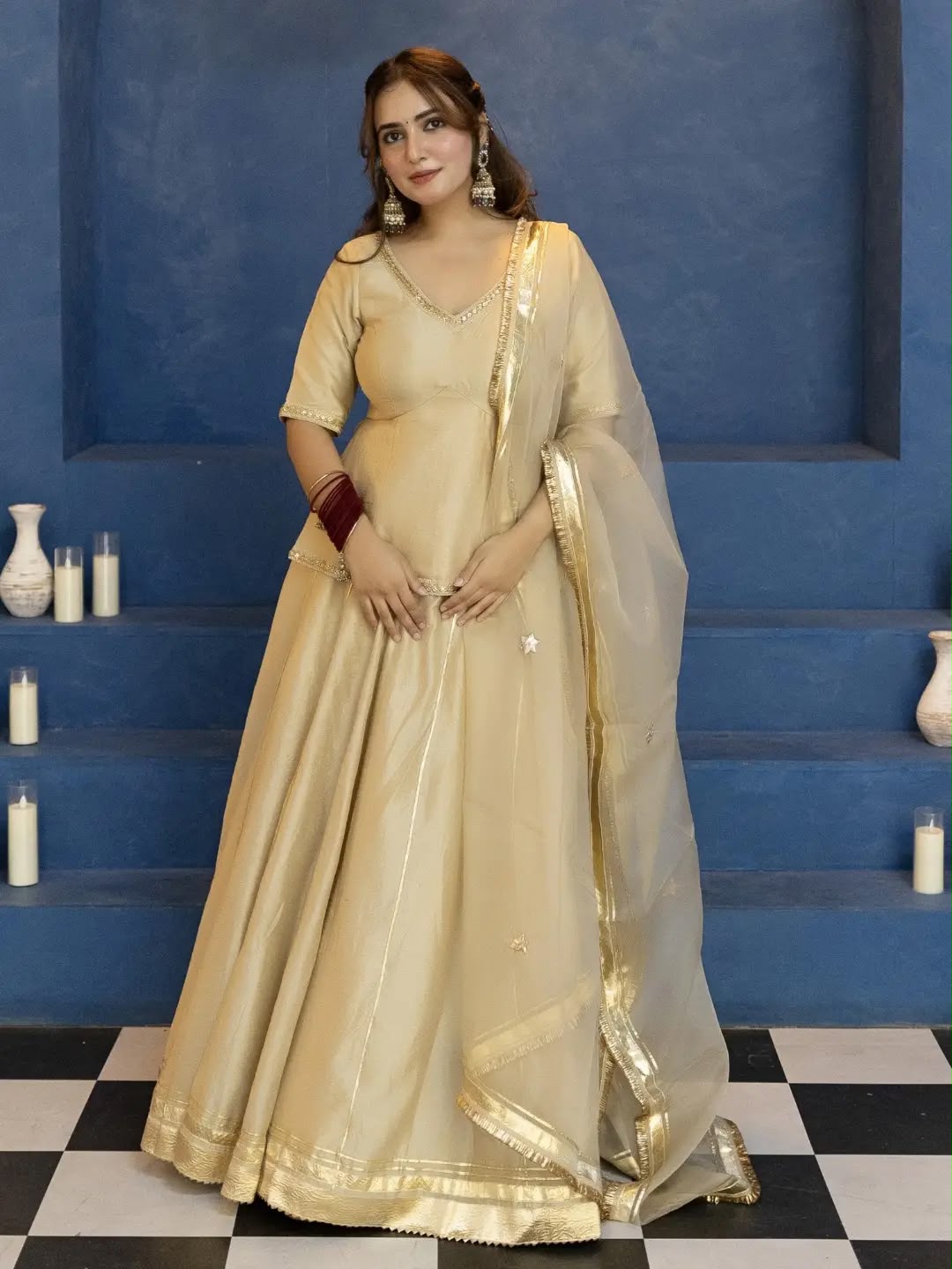 MF 541 Cream Vichitra Silk Salwar Suit with Embroidery Work. Wedding, Party, Festive, Events, Grab it for ₹2449. Delivery 4-6 Working Days. Shop now. | Jump Suits, Straight Suits, Casual Suits, Creative suits, Designer Suits, Palazzo Suits, Party Wear Suits, Patiala Suits, Salwar suit