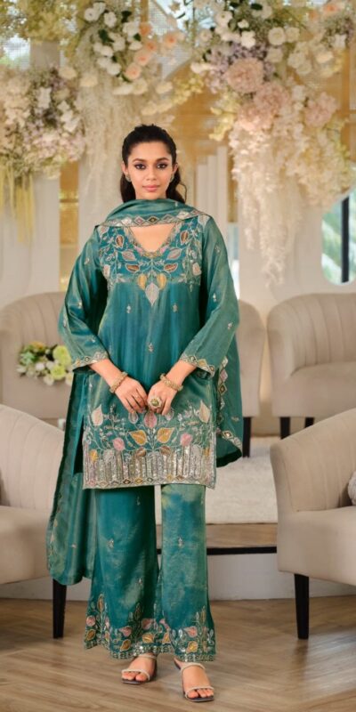 WW 1275 Firozi in Nc Moss Silk Sequins Work & Embroidery Work Salwar Suit . Festive Deal ₹2449. Delivery 4-6 Working Days. Shop now. | Jump Suits, Straight Suits, Casual Suits, Creative suits, Designer Suits, Palazzo Suits, Party Wear Suits, Patiala Suits, Salwar suit