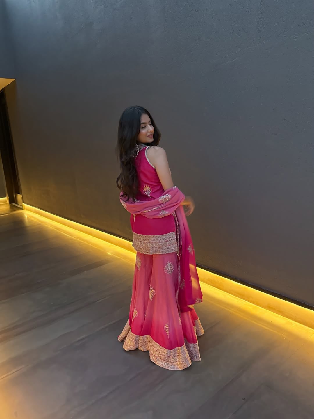 ST 1190 Pink Printed Faux Georgette Salwar Suit with Embroidery Work & Lace Work. Affordable Price ₹2349. Delivery 4-6 Working Days. Shop now. | Jump Suits, Straight Suits, Casual Suits, Creative suits, Designer Suits, Palazzo Suits, Party Wear Suits, Patiala Suits, Salwar suit