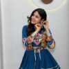 Ram 120 Teal in Pure Cotton Mirror Work & Gamthi Work Lehenga Choli . Exclusive Offer ₹3049. Delivery 4-6 Working Days. Shop now. | Bollywood Lehenga, Creative Lehenga, Designer Lehenga, Embroidered Lehenga, Lehenga, Party Wear Lehenga