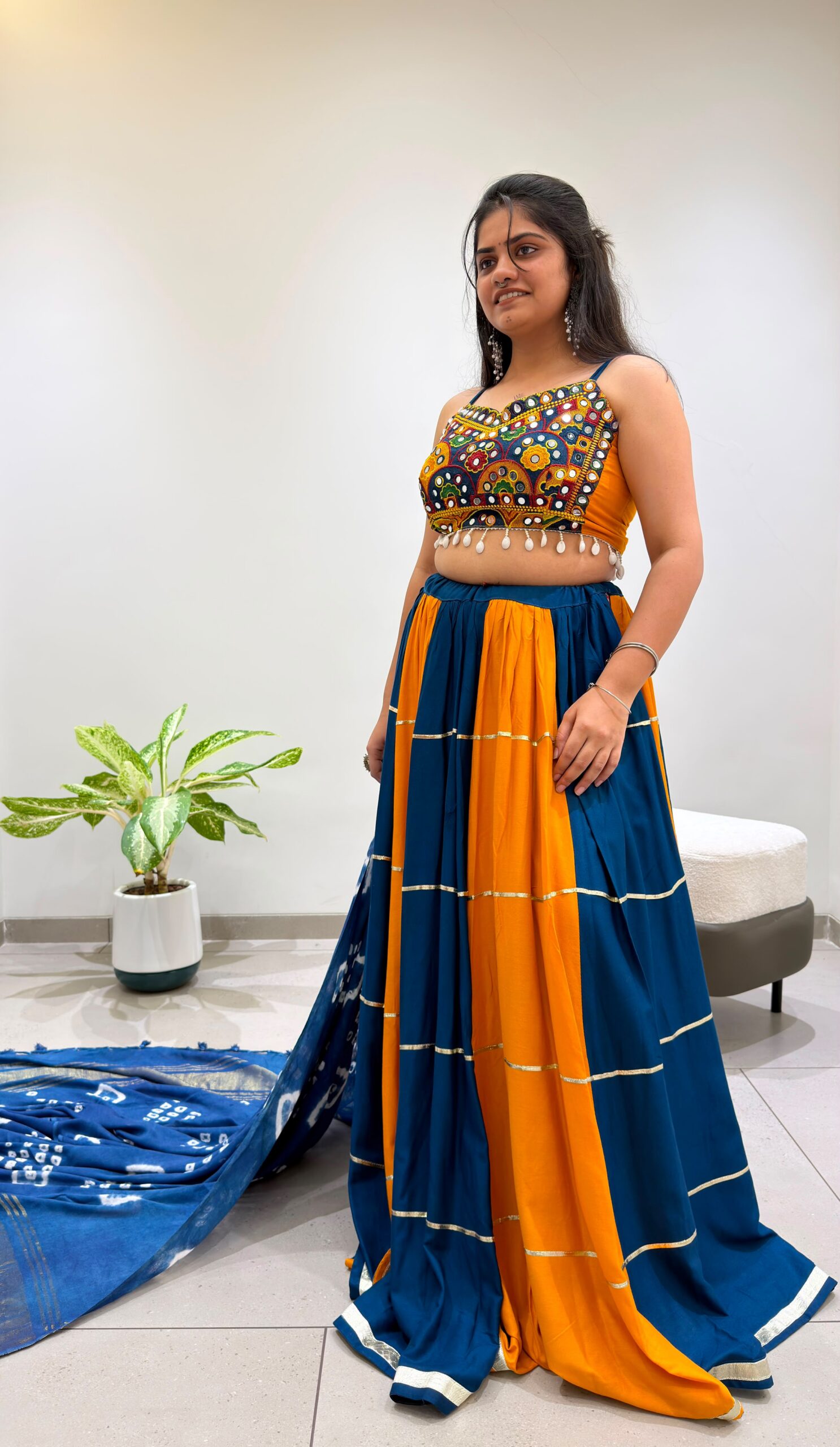 LG 657 Blue Color Rayon Embroidery Work & Cowrie Work Lehenga Choli . Grab it for ₹2449. Delivery 4-6 Working Days. Shop now. | Bollywood Lehenga, Creative Lehenga, Designer Lehenga, Embroidered Lehenga, Lehenga, Party Wear Lehenga