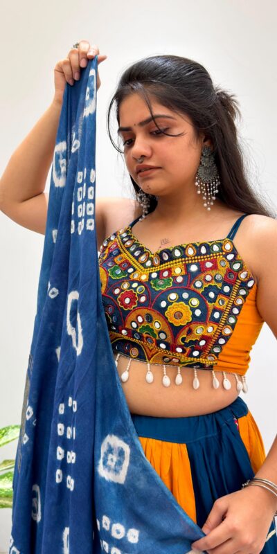 LG 657 Blue Color Rayon Embroidery Work & Cowrie Work Lehenga Choli . Grab it for ₹2449. Delivery 4-6 Working Days. Shop now. | Bollywood Lehenga, Creative Lehenga, Designer Lehenga, Embroidered Lehenga, Lehenga, Party Wear Lehenga