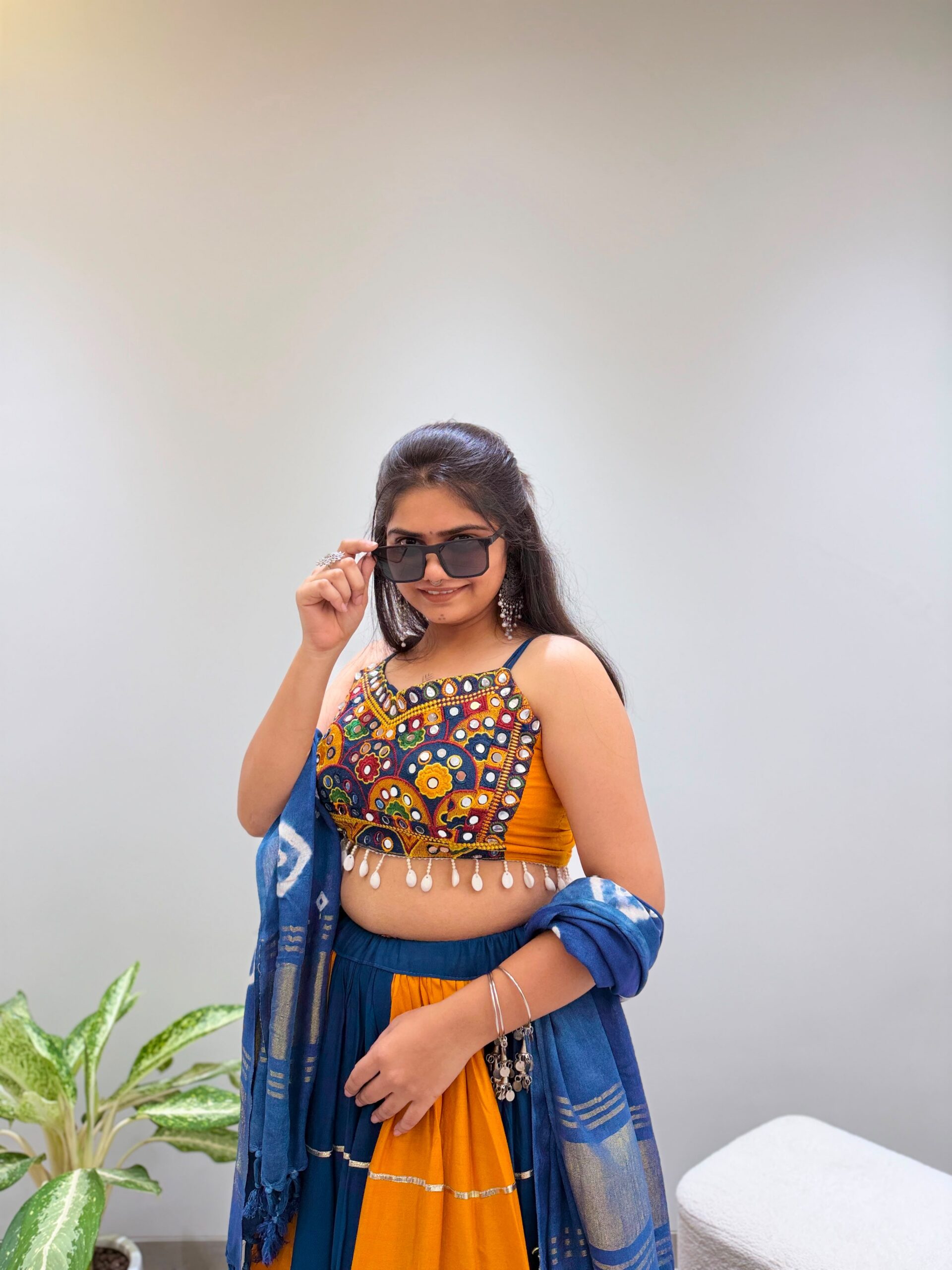 LG 657 Blue Color Rayon Embroidery Work & Cowrie Work Lehenga Choli . Grab it for ₹2449. Delivery 4-6 Working Days. Shop now. | Bollywood Lehenga, Creative Lehenga, Designer Lehenga, Embroidered Lehenga, Lehenga, Party Wear Lehenga