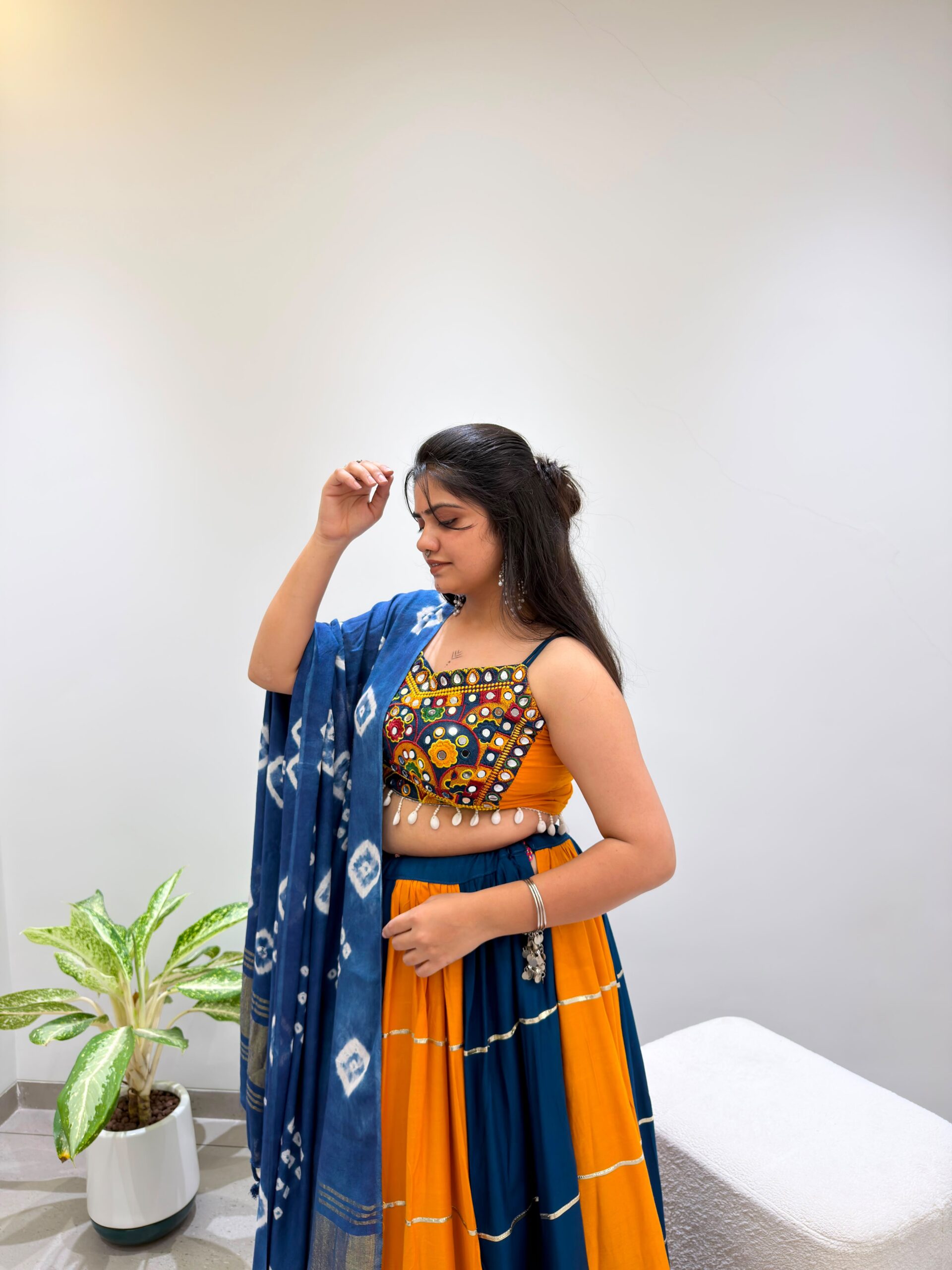LG 657 Blue Color Rayon Embroidery Work & Cowrie Work Lehenga Choli . Grab it for ₹2449. Delivery 4-6 Working Days. Shop now. | Bollywood Lehenga, Creative Lehenga, Designer Lehenga, Embroidered Lehenga, Lehenga, Party Wear Lehenga
