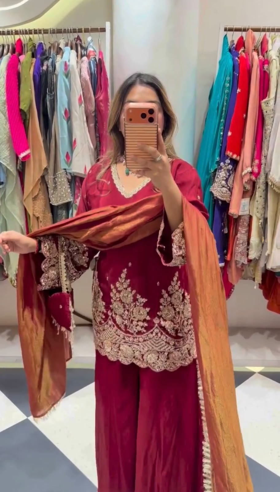 ZSR 3186 Maroon French Crep Silk Salwar Suit Perfect for Wedding, Party, Engagement, Baisakhi, Pongal – . Special Price ₹2249. Delivery 4-6 Working Days | Jump Suits, Straight Suits, Casual Suits, Creative suits, Designer Suits, Palazzo Suits, Party Wear Suits, Patiala Suits, Salwar suit