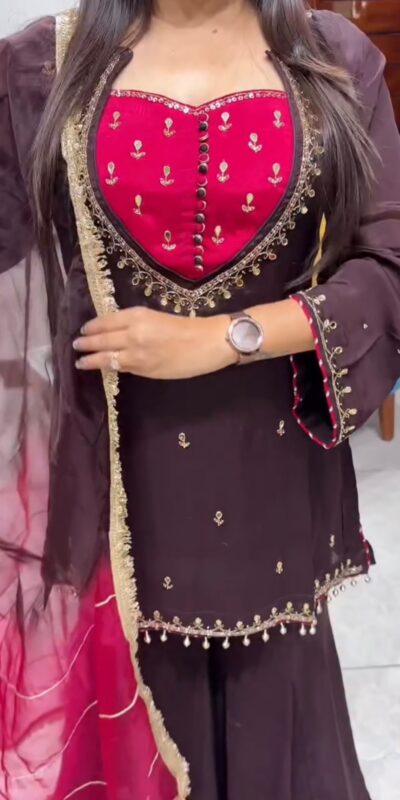 ZSR 3188 Wine French Crep Silk Salwar Suit Perfect for Wedding, Party, Engagement, Baisakhi, Pongal – . Special Price ₹2249. Delivery 4-6 Working Days | Jump Suits, Straight Suits, Casual Suits, Creative suits, Designer Suits, Palazzo Suits, Party Wear Suits, Patiala Suits, Salwar suit