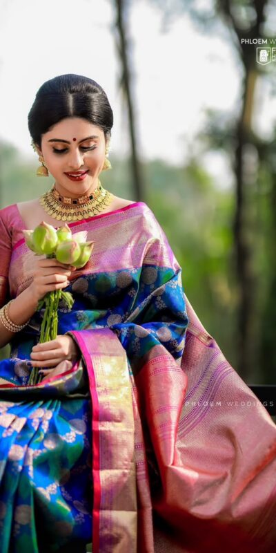 KPR 113 Royal Blue Soft Lichi Silk Saree with Lace Work & Lace Border. Introductory Price ₹1649. Delivery 4-6 Working Days. Shop now. | Bollywood Sarees, Creative Sarees, Designer Sarees, Embroidered Sarees, Ethnic Saree, Modern Digital sarees, Party Wear Sarees, Sarees