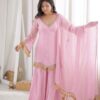 SRK 5357 Pink Doremon Crush Salwar Suit Perfect for Wedding, Party, Traditional Day, Baisakhi, Karwa Chauth – . Exclusive Offer ₹2099. Delive | Jump Suits, Straight Suits, Casual Suits, Creative suits, Designer Suits, Palazzo Suits, Party Wear Suits, Patiala Suits, Salwar suit