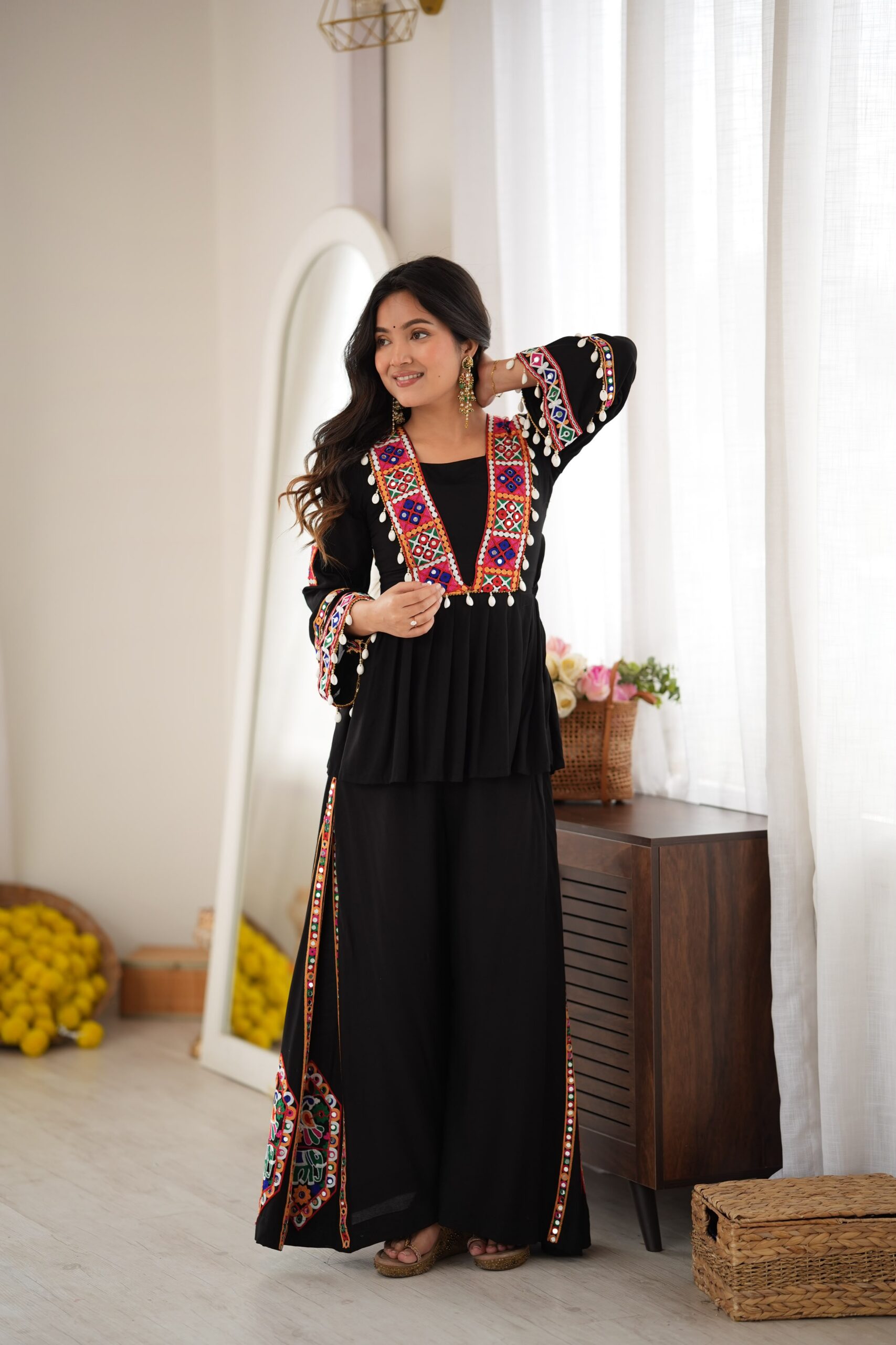 SP 93 Black Rayon Salwar Suit with Embroidery Work & Thread Embroidery. Best Price ₹2149. Delivery 4-6 Working Days. Shop now. | Jump Suits, Straight Suits, Casual Suits, Creative suits, Designer Suits, Palazzo Suits, Party Wear Suits, Patiala Suits, Salwar suit