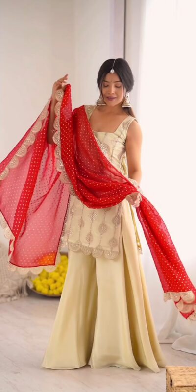 ND 5042 Off White in Color Natural Crepe Embroidery Work Salwar Suit . Affordable Price ₹2249. Delivery 4-6 Working Days. Shop now. | Jump Suits, Straight Suits, Casual Suits, Creative suits, Designer Suits, Palazzo Suits, Party Wear Suits, Patiala Suits, Salwar suit