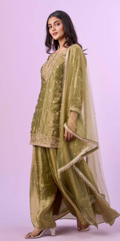 ZD 10016 Mehandi Fendy Silk Salwar Suitwith Embroidery Work & Lace Work. Now at just ₹2399. Delivery 4-6 Working Days. Shop now. | Jump Suits, Straight Suits, Casual Suits, Creative suits, Designer Suits, Palazzo Suits, Party Wear Suits, Patiala Suits, Salwar suit