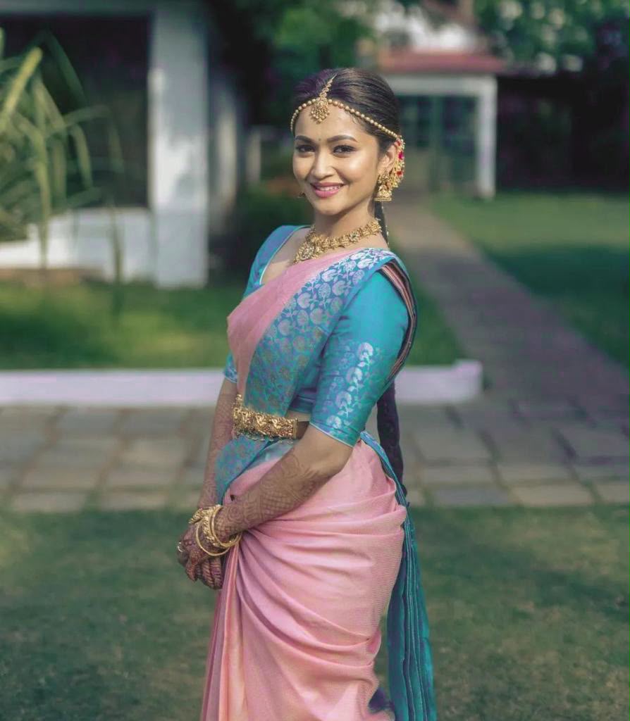 KPR 183 Peach Soft Lichi Silk Saree with Lace Work & Lace Border. Introductory Price ₹1649. Delivery 4-6 Working Days. Shop now. | Bollywood Sarees, Creative Sarees, Designer Sarees, Embroidered Sarees, Ethnic Saree, Modern Digital sarees, Party Wear Sarees, Sarees