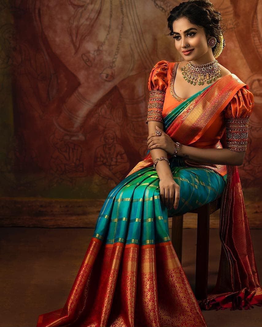 KPR 181 Teal Soft Lichi Silk Saree with Lace Work & Lace Border. Introductory Price ₹1649. Delivery 4-6 Working Days. Shop now. | Bollywood Sarees, Creative Sarees, Designer Sarees, Embroidered Sarees, Ethnic Saree, Modern Digital sarees, Party Wear Sarees, Sarees