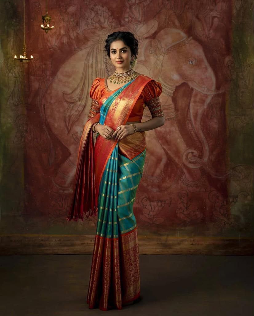 KPR 181 Teal Soft Lichi Silk Saree with Lace Work & Lace Border. Introductory Price ₹1649. Delivery 4-6 Working Days. Shop now. | Bollywood Sarees, Creative Sarees, Designer Sarees, Embroidered Sarees, Ethnic Saree, Modern Digital sarees, Party Wear Sarees, Sarees