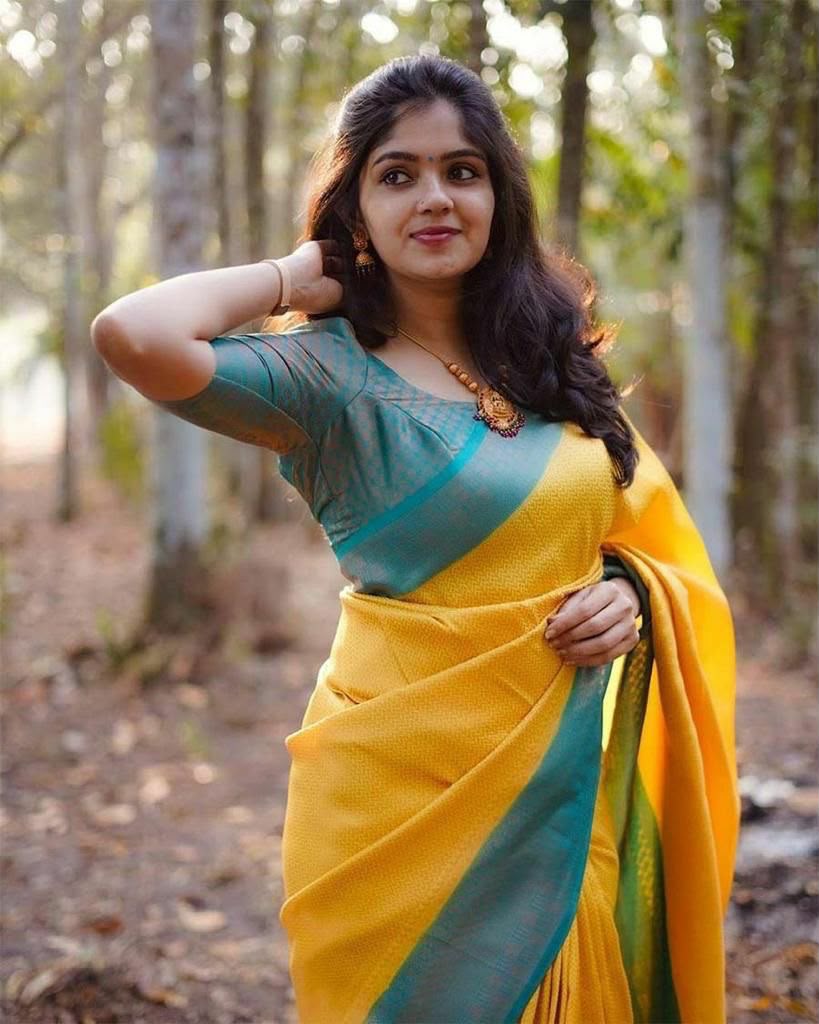 KP 5019 Yellow Soft Lichi Jacquard Work Saree for Wedding, Party, Cultural Events, Traditional Day, Pooja . Grab it for ₹1649. Delivery 4-6 Working Day | Bollywood Sarees, Creative Sarees, Designer Sarees, Embroidered Sarees, Ethnic Saree, Modern Digital sarees, Party Wear Sarees, Sarees