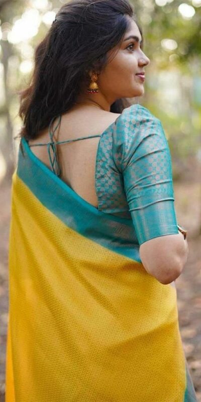 KP 5019 Yellow Soft Lichi Jacquard Work Saree for Wedding, Party, Cultural Events, Traditional Day, Pooja . Grab it for ₹1649. Delivery 4-6 Working Day | Bollywood Sarees, Creative Sarees, Designer Sarees, Embroidered Sarees, Ethnic Saree, Modern Digital sarees, Party Wear Sarees, Sarees