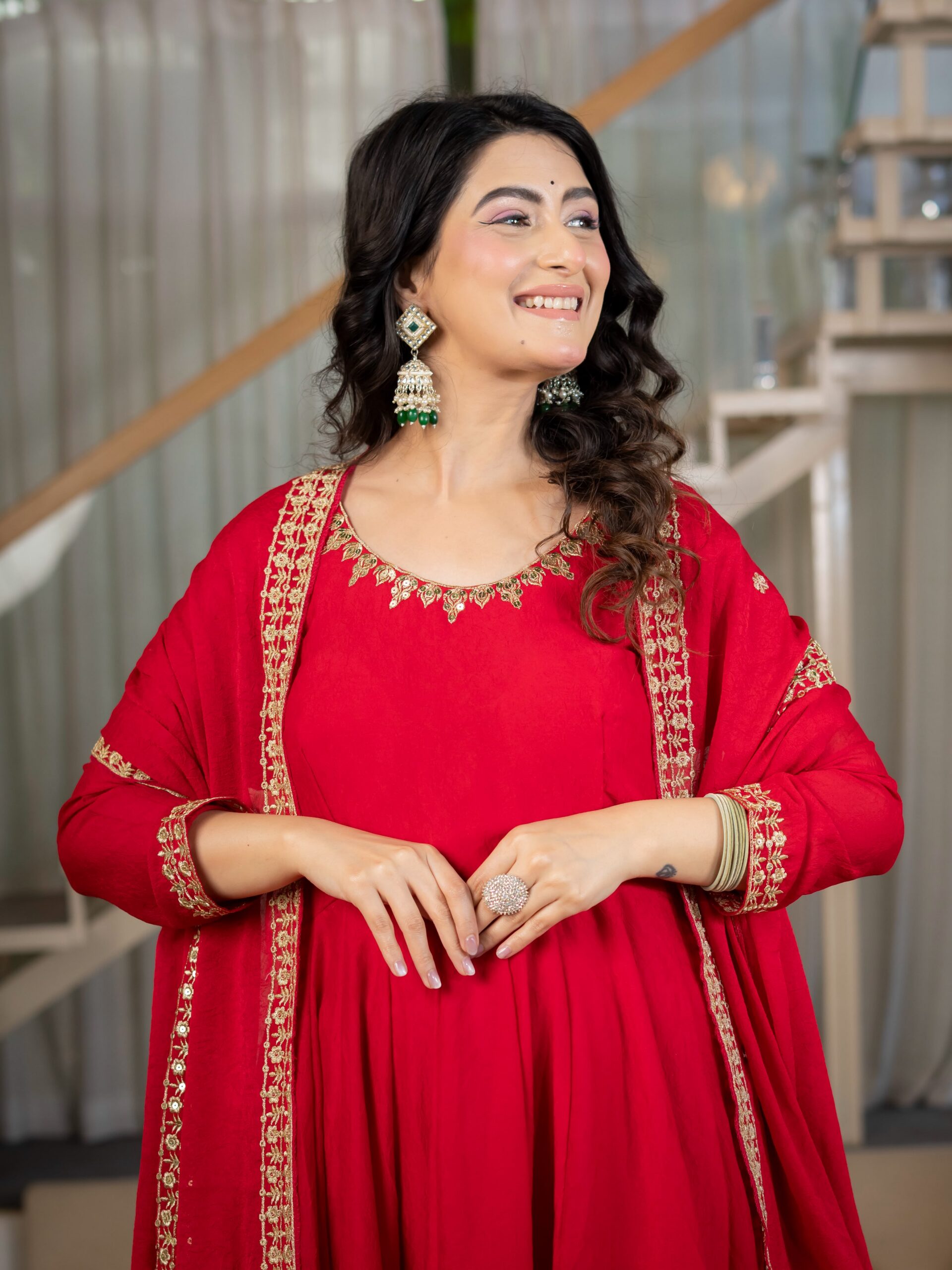 ND 5080 Red Rangoli Silk Perfect for Wedding, Party, Holi, Pooja, Anniversary – Salwar Suit. Get it for ₹2849. Delivery 4-6 Working Days. Shop now. | Jump Suits, Straight Suits, Casual Suits, Creative suits, Designer Suits, Palazzo Suits, Party Wear Suits, Patiala Suits, Salwar suit