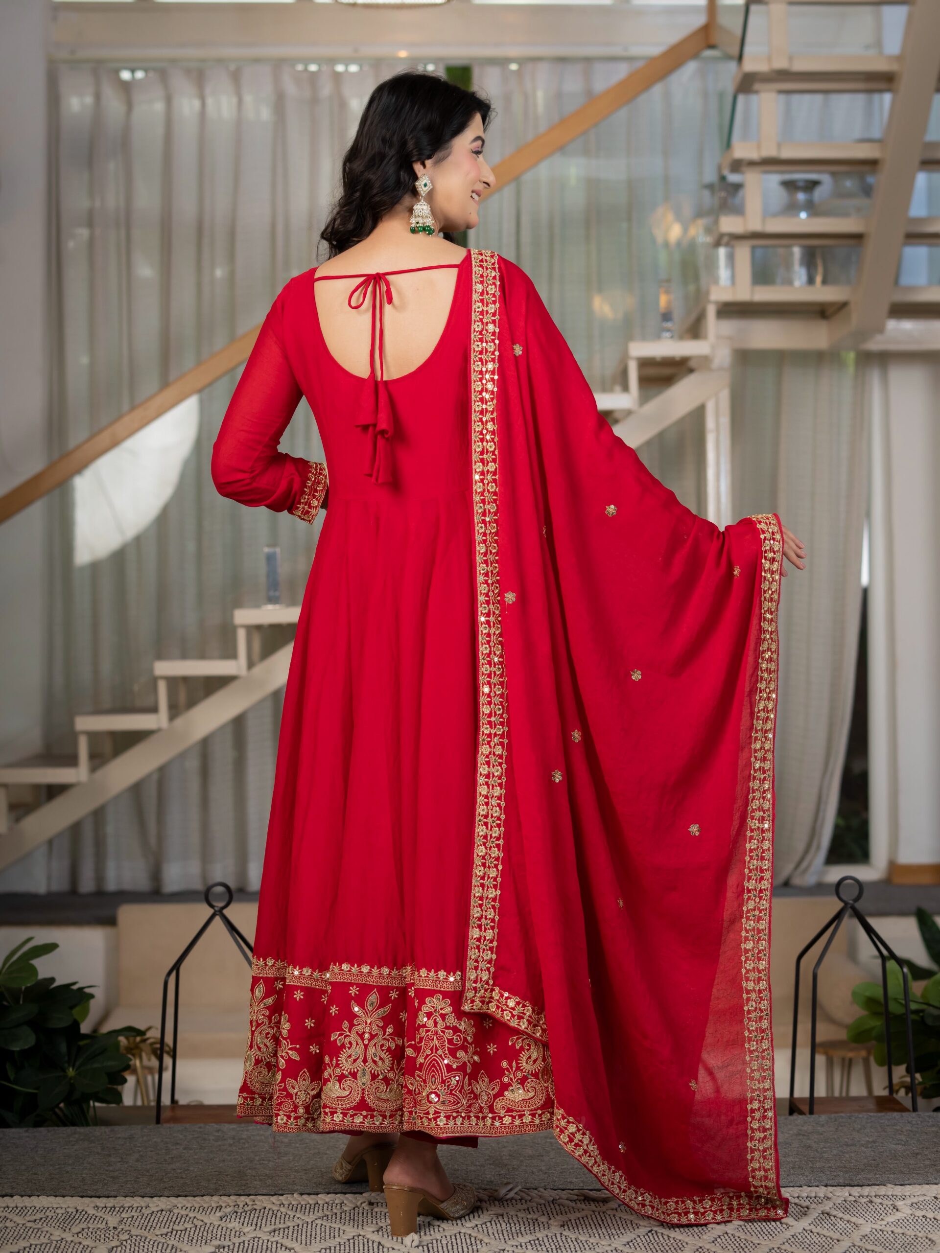 ND 5080 Red Rangoli Silk Perfect for Wedding, Party, Holi, Pooja, Anniversary – Salwar Suit. Get it for ₹2849. Delivery 4-6 Working Days. Shop now. | Jump Suits, Straight Suits, Casual Suits, Creative suits, Designer Suits, Palazzo Suits, Party Wear Suits, Patiala Suits, Salwar suit