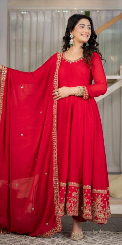 ND 5080 Red Rangoli Silk Perfect for Wedding, Party, Holi, Pooja, Anniversary – Salwar Suit. Get it for ₹2849. Delivery 4-6 Working Days. Shop now. | Jump Suits, Straight Suits, Casual Suits, Creative suits, Designer Suits, Palazzo Suits, Party Wear Suits, Patiala Suits, Salwar suit