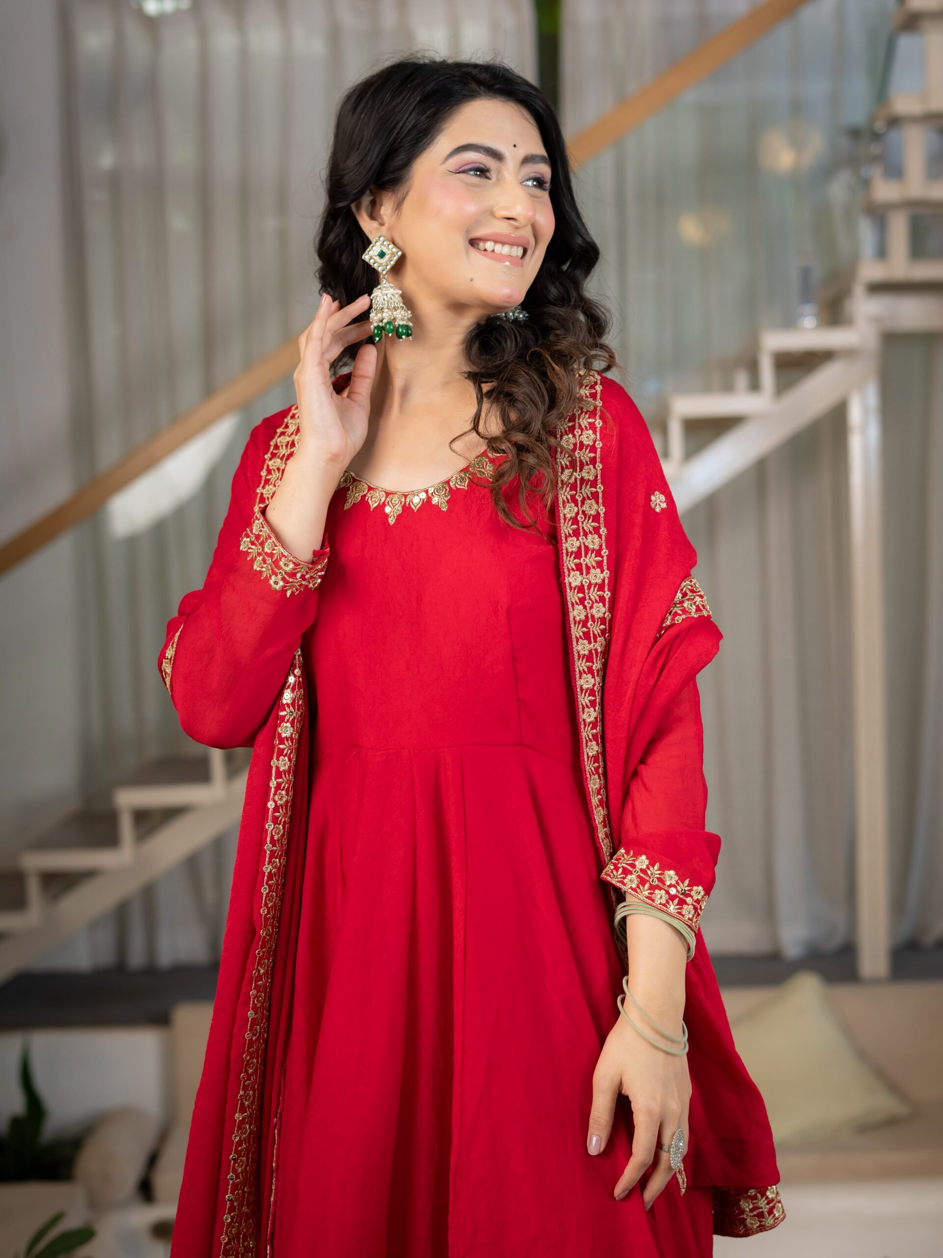 ND 5080 Red Rangoli Silk Perfect for Wedding, Party, Holi, Pooja, Anniversary – Salwar Suit. Get it for ₹2849. Delivery 4-6 Working Days. Shop now. | Jump Suits, Straight Suits, Casual Suits, Creative suits, Designer Suits, Palazzo Suits, Party Wear Suits, Patiala Suits, Salwar suit