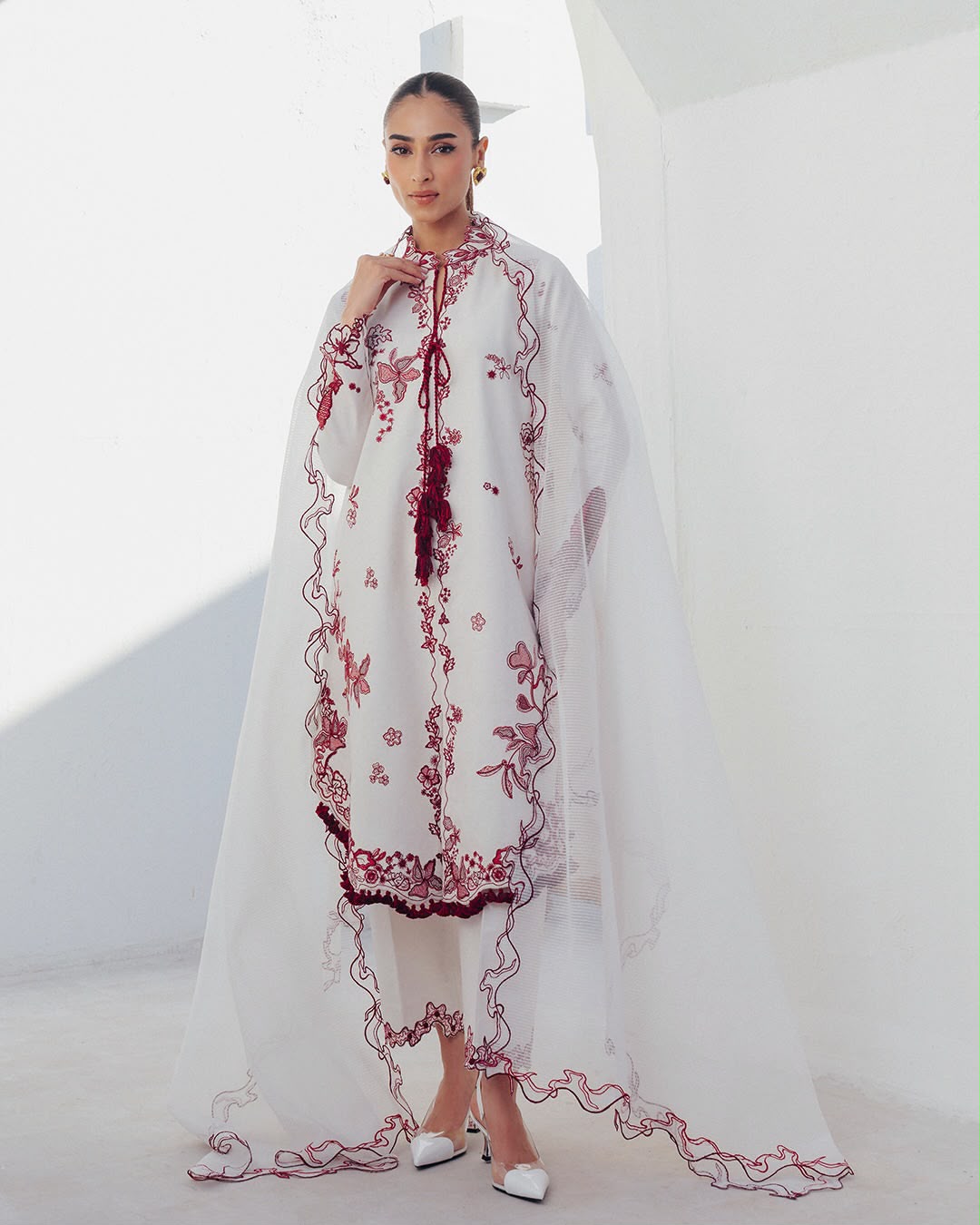 LG 2153 White Roman Silk Salwar Suit with Sequins Work & Embroidery Work. Available at ₹2449 only. Delivery 4-6 Working Days. Shop now. | Jump Suits, Straight Suits, Casual Suits, Creative suits, Designer Suits, Palazzo Suits, Party Wear Suits, Patiala Suits, Salwar suit