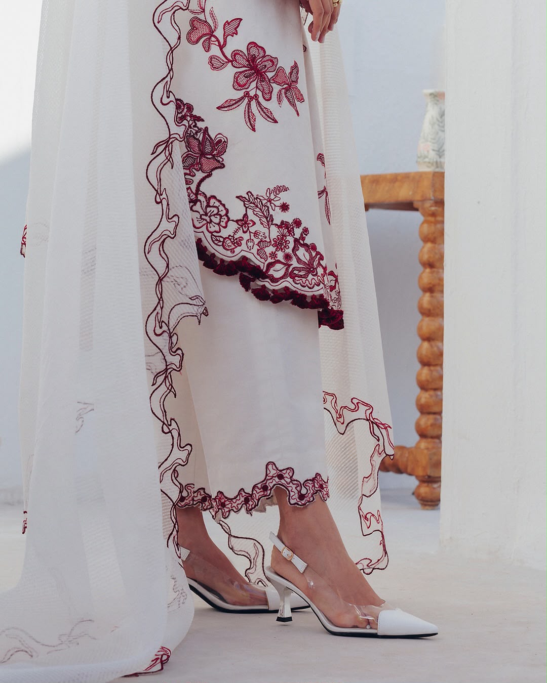 LG 2153 White Roman Silk Salwar Suit with Sequins Work & Embroidery Work. Available at ₹2449 only. Delivery 4-6 Working Days. Shop now. | Jump Suits, Straight Suits, Casual Suits, Creative suits, Designer Suits, Palazzo Suits, Party Wear Suits, Patiala Suits, Salwar suit