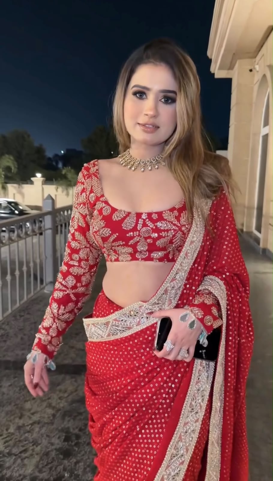 KD 626 Red in Faux Georgette Zari Work & Embroidery Work Saree. Special Price ₹2349. Delivery 4-6 Working Days. Shop now. | Bollywood Sarees, Creative Sarees, Designer Sarees, Embroidered Sarees, Ethnic Saree, Modern Digital sarees, Party Wear Sarees, Sarees
