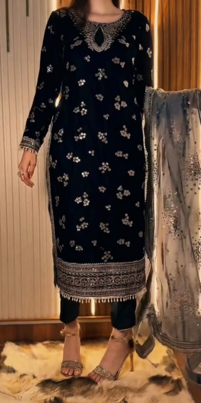 DB 50 Black 9000 Velvet Salwar Suit. Perfect for Wedding, Party, Bridal Wear, Onam, Karwa Chauth – Exclusive Offer ₹2449. Delivery 4-6 Working Days. | Jump Suits, Straight Suits, Casual Suits, Creative suits, Designer Suits, Palazzo Suits, Party Wear Suits, Patiala Suits, Salwar suit