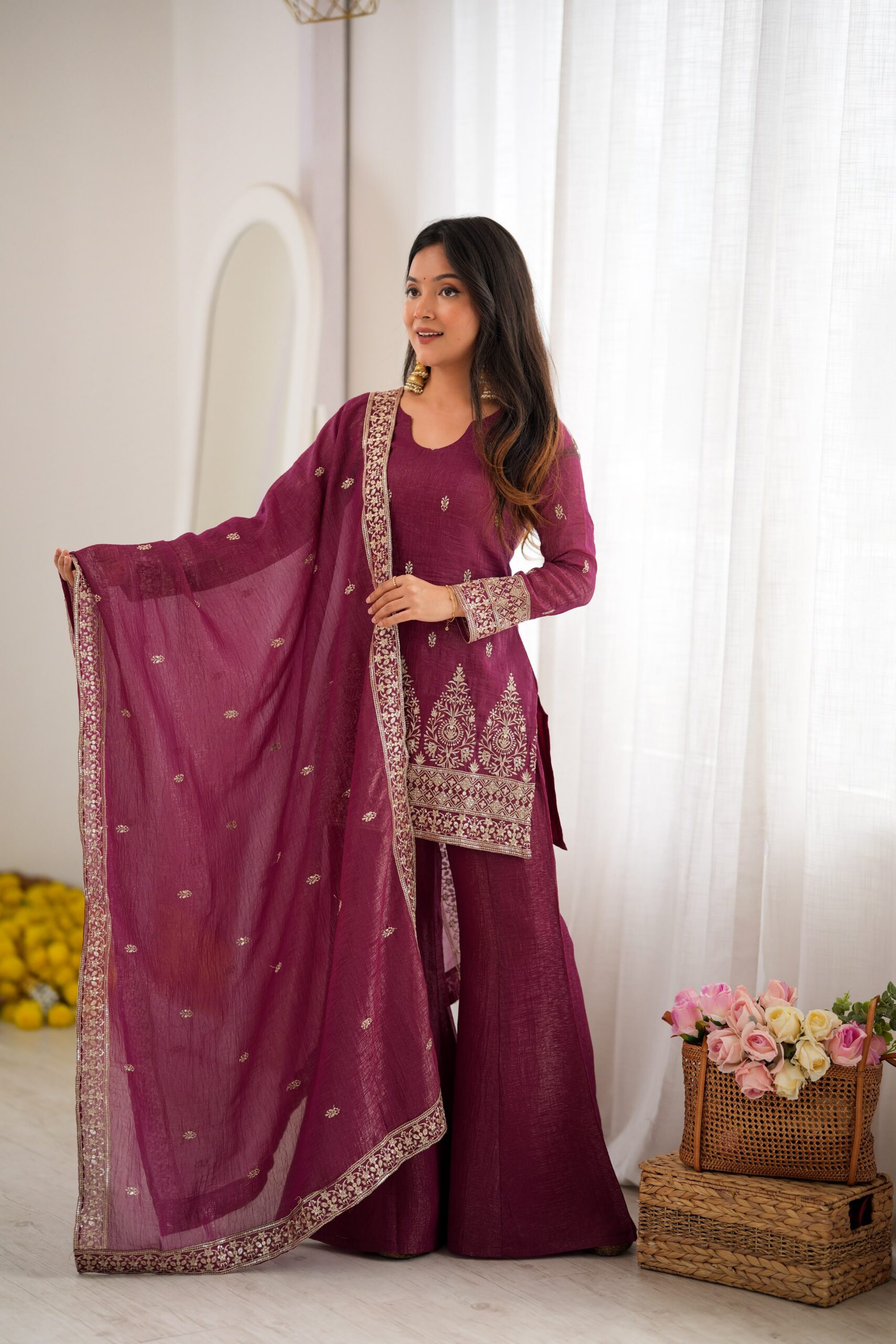 KB 316 Maroon Crunchy Silk Salwar Suit with Embroidery Work. Wedding, Party, Festive, Events Best Price ₹2299. Delivery 4-6 Working Days. Shop now. | Jump Suits, Straight Suits, Casual Suits, Creative suits, Designer Suits, Palazzo Suits, Party Wear Suits, Patiala Suits, Salwar suit