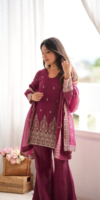 KB 316 Maroon Crunchy Silk Salwar Suit with Embroidery Work. Wedding, Party, Festive, Events Best Price ₹2299. Delivery 4-6 Working Days. Shop now. | Jump Suits, Straight Suits, Casual Suits, Creative suits, Designer Suits, Palazzo Suits, Party Wear Suits, Patiala Suits, Salwar suit
