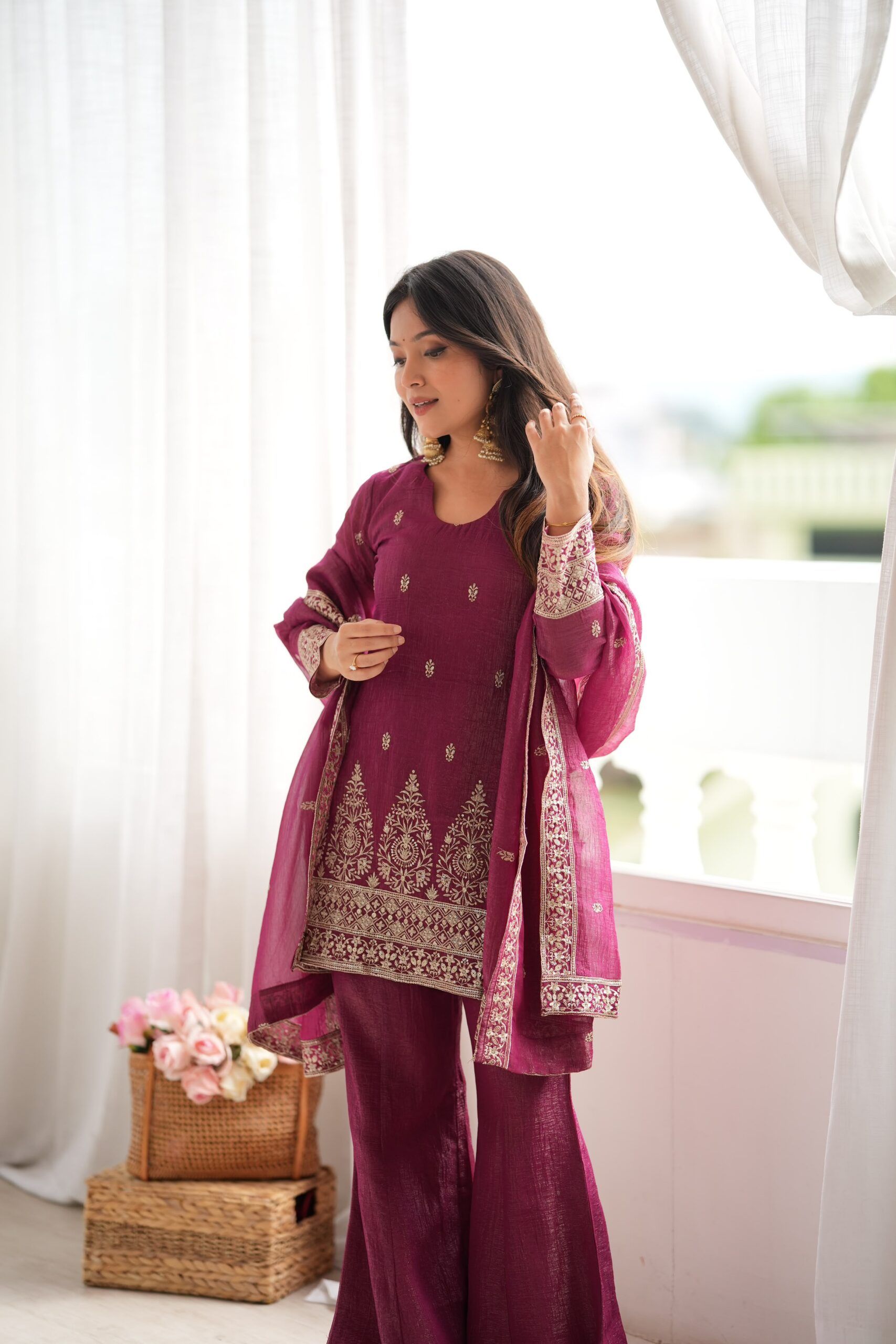 KB 316 Maroon Crunchy Silk Salwar Suit with Embroidery Work. Wedding, Party, Festive, Events Best Price ₹2299. Delivery 4-6 Working Days. Shop now. | Jump Suits, Straight Suits, Casual Suits, Creative suits, Designer Suits, Palazzo Suits, Party Wear Suits, Patiala Suits, Salwar suit