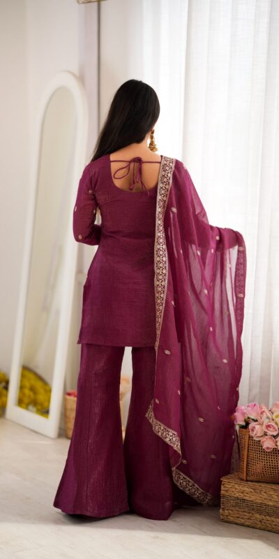 KB 316 Maroon Crunchy Silk Salwar Suit with Embroidery Work. Wedding, Party, Festive, Events Best Price ₹2299. Delivery 4-6 Working Days. Shop now. | Jump Suits, Straight Suits, Casual Suits, Creative suits, Designer Suits, Palazzo Suits, Party Wear Suits, Patiala Suits, Salwar suit