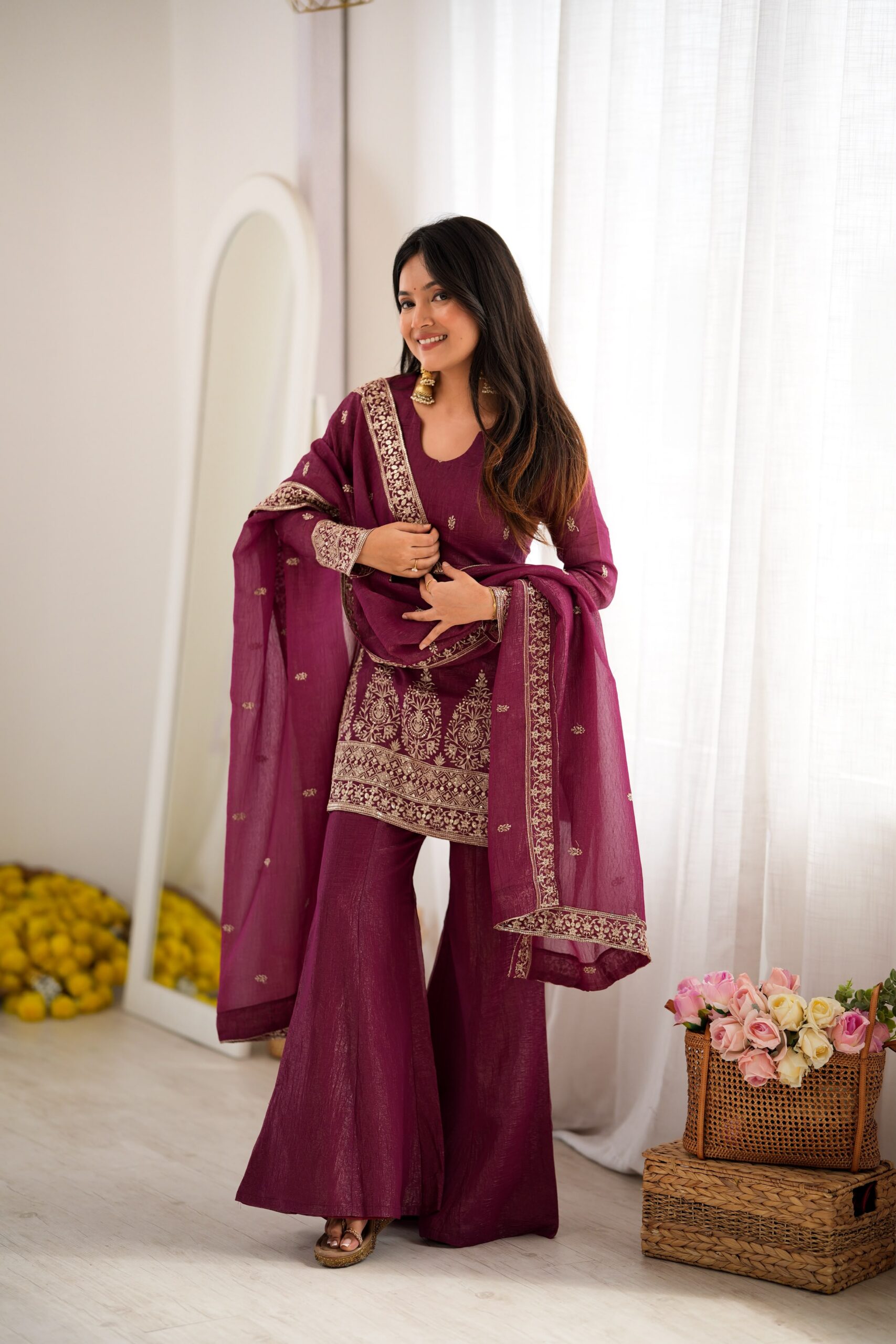KB 316 Maroon Crunchy Silk Salwar Suit with Embroidery Work. Wedding, Party, Festive, Events Best Price ₹2299. Delivery 4-6 Working Days. Shop now. | Jump Suits, Straight Suits, Casual Suits, Creative suits, Designer Suits, Palazzo Suits, Party Wear Suits, Patiala Suits, Salwar suit