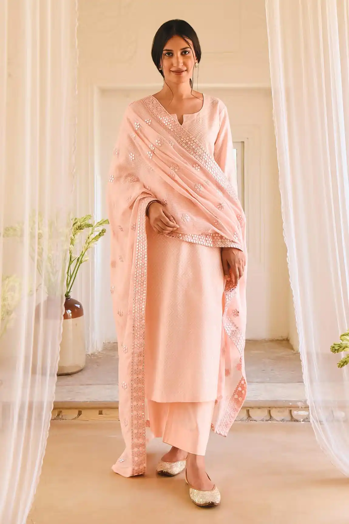 SSR 307 Orange Top : Heavy Faux Georgette Work : Fancy Thread Embroidery Work Glorious Orange Color Heavy Georgette Designer Salwar Suit @1649/- Only | Casual Suits, Creative suits, Designer Suits, Party Wear Suits, Salwar suit, Straight Suits