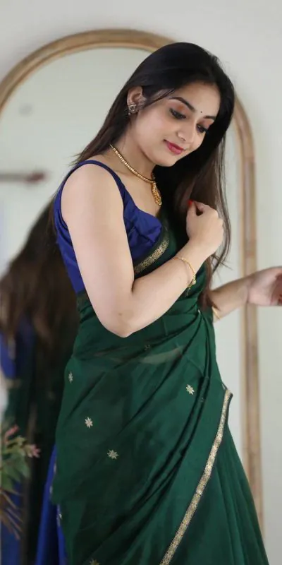 KP 5034 Dark Green Color Soft Lilan Slab Jacquard  Work Saree Casual, Party Wear, Wedding, Events Etc. Expected Delivery 4-6 Working Days @1449/- | Bollywood Sarees, Creative Sarees, Designer Sarees, Embroidered Sarees, Ethnic Saree, Modern Digital sarees, Party Wear Sarees, Sarees