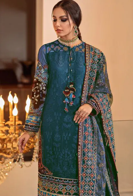 Ds 129 Royal Blue Color Georgette Embroidery Stone work Sharara suit Wedding, Party, Festive, Events Etc. Expected Delivery 4-6 Working Days @2049/- | Casual Suits, Creative suits, Designer Suits, Palazzo Suits, Party Wear Suits, Salwar suit, Straight Suits