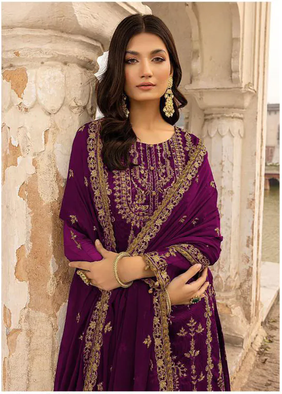 DS 1012 Purple Color Georgette Embroidered Sequence Salwar Suit Casual, Wedding, Festive, Events Etc. Expected Delivery 4-6 Working Days @1799/- | Jump Suits, Casual Suits, Creative suits, Designer Suits, Palazzo Suits, Party Wear Suits, Patiala Suits, Salwar suit, Straight Suits