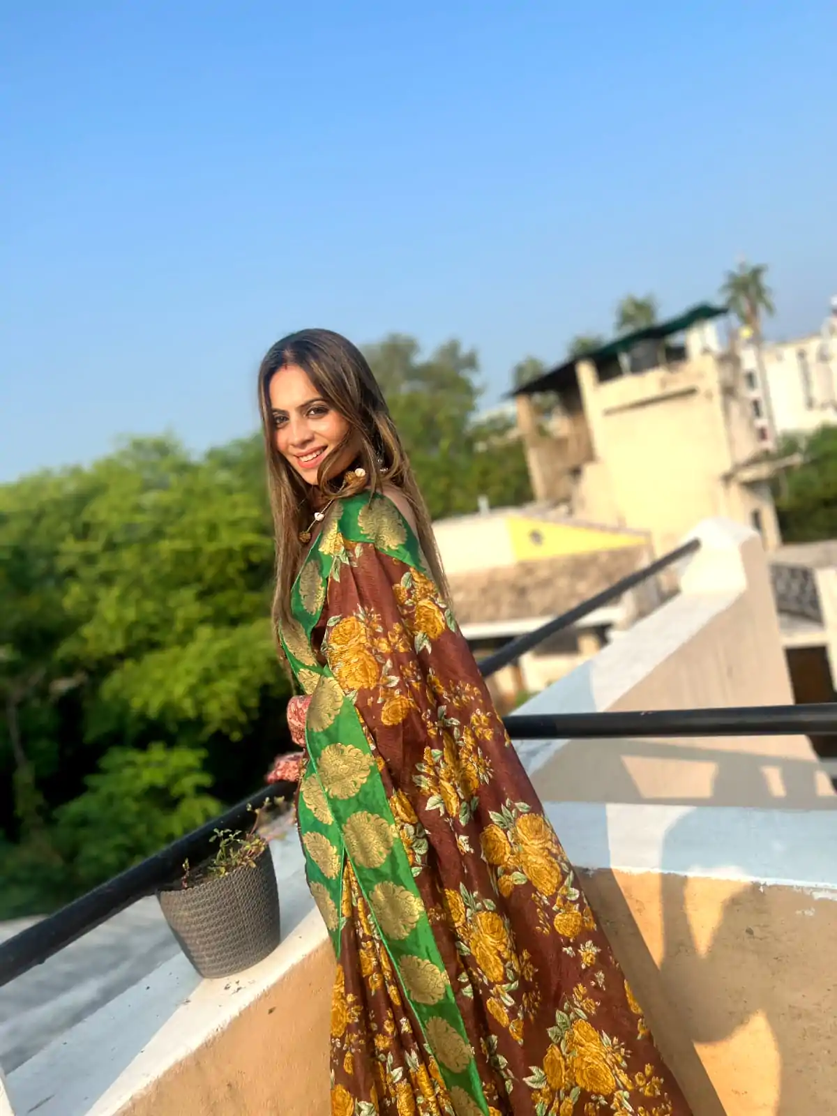 JR 471 Coffee Color Printed Manipuri Silk Saree Casual, Party Wear, Wedding, Events Etc. Expected Delivery 4-6 Working Days 1249/- | Bollywood Sarees, Creative Sarees, Designer Sarees, Embroidered Sarees, Ethnic Saree, Modern Digital sarees, Party Wear Sarees, Sarees