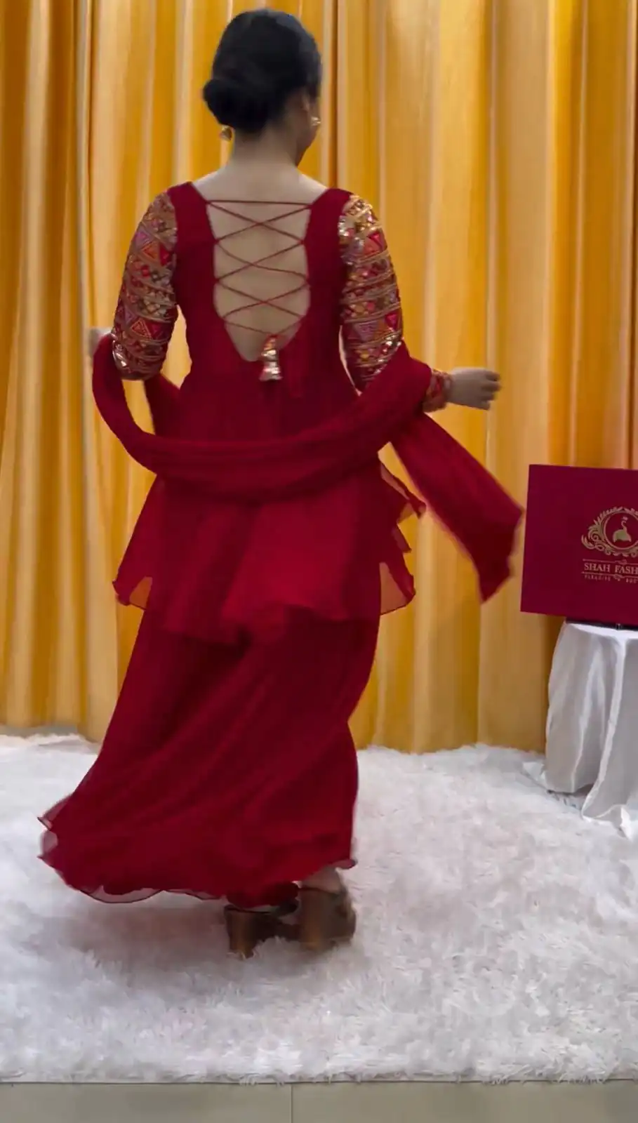 RTC 5666 Red Color Faux Georgette thread Sequence Work Sharara Suit Casual, Wedding, Party, Festive, Events Etc. Expected Delivery 4-6 Working Days @1999/- | Jump Suits, Casual Suits, Creative suits, Designer Suits, Palazzo Suits, Party Wear Suits, Patiala Suits, Salwar suit, Straight Suits