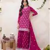 Artful Red Color Heavy Georgette Embroidered Work Sharara Suit