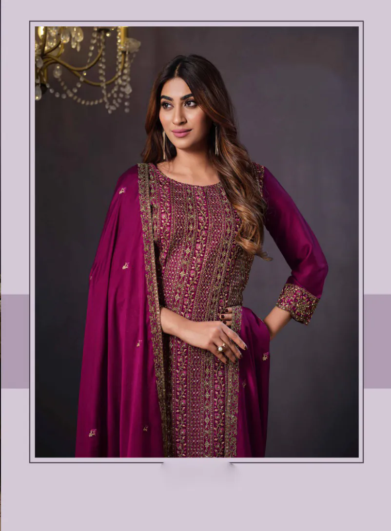 FC Vipul 5281 Pink Heavy rangoli with coding sequence Embroidery Work salwar suit Casual, Wedding, Festive, Events Etc. @2599 | Casual Suits, Creative suits, Designer Suits, Party Wear Suits, Salwar suit, Straight Suits