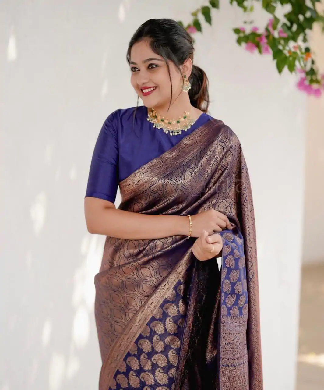 DDF SUPRIYA Navy Blue Color Soft Lichi Silk With Ordinary Design Saree Casual, Party Wear, Wedding, Events Etc. Expected Delivery 4-6 Working Days 1399/- | Bollywood Sarees, Creative Sarees, Designer Sarees, Embroidered Sarees, Ethnic Saree, Modern Digital sarees, Party Wear Sarees, Sarees